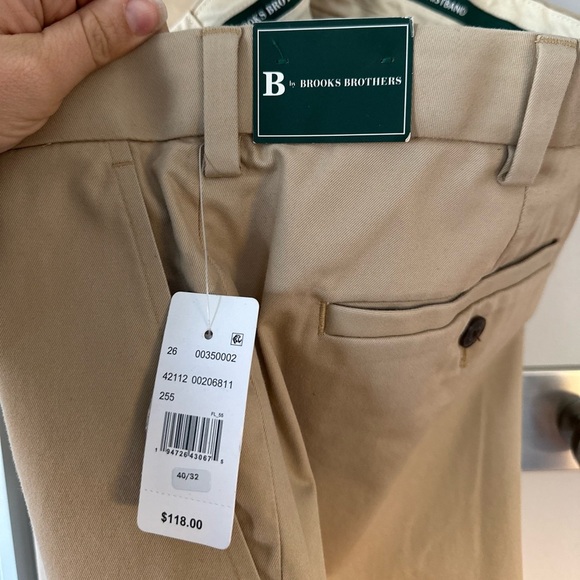 Brooks Brothers Clark Straight-Fit Stretch Advantage Chino® Pants - Picture 4 of 10